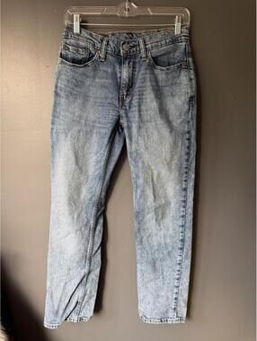 Levi's 514 Vintage Light Wash Denim Jeans 28 x 30